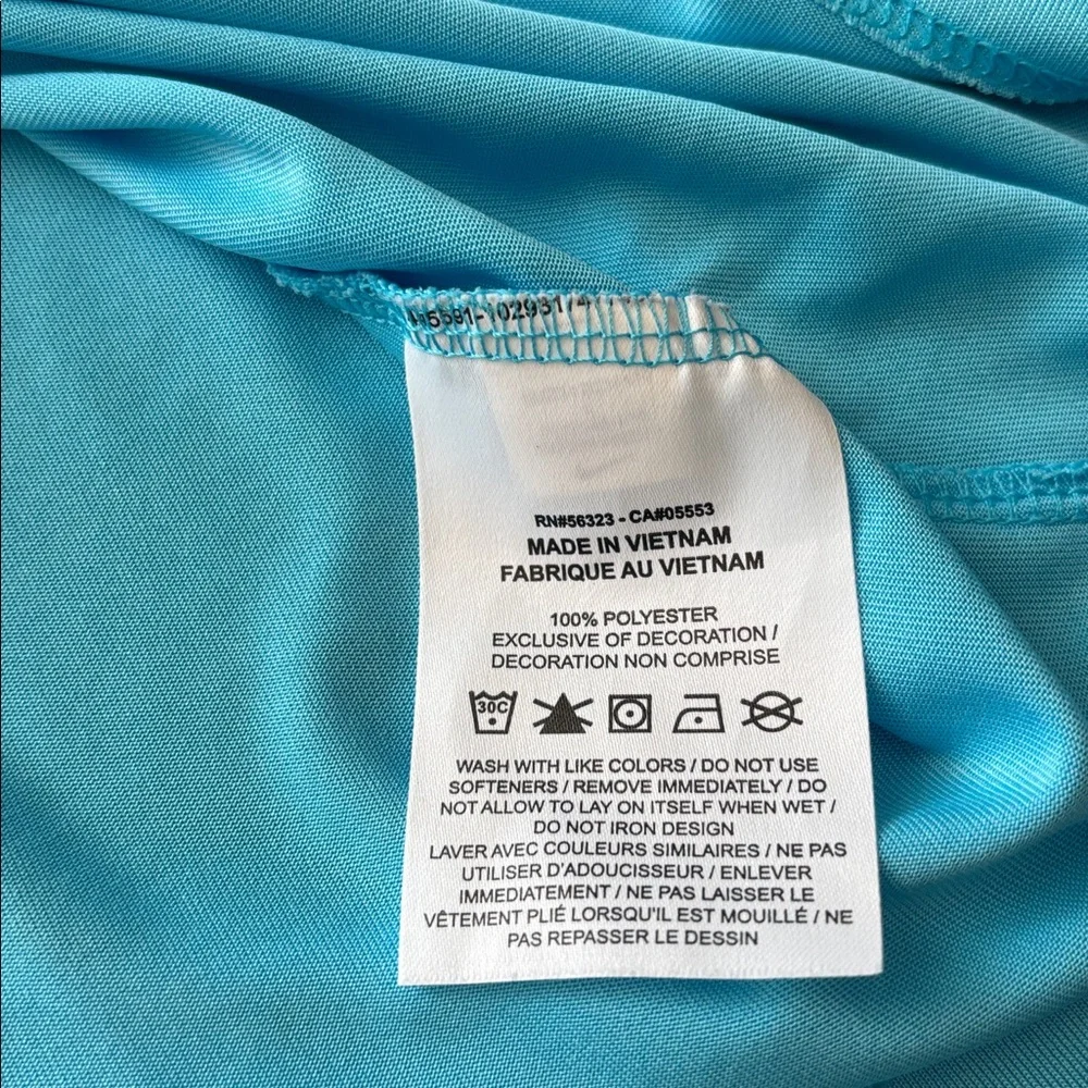 Nike Dri Fit Blue Athletic Running Gym Activewear Tank Top size large
